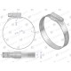 Opaska zaciskowa wzmocniona 40-60 W2-40-60-S | Exvi