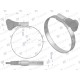 Opaska zaciskowa z pokrętłem 8-12 ślimakowa OPC-8-12 | Exvi