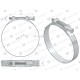 Opaska zaciskowa GBS 20-22 (obejma W1 GBS-W1-20-22 | Exvi