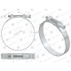 Opaska zaciskowa GBS 52-55 (obejma W1 GBS-W1-52-55 | Exvi