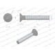 Śruba płużna podsadzana D 608 M12x80 mm 608101280/KG | Exvi