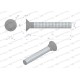 Śruba płużna podsadzana D 608 M12x90 mm 608101290/KG | Exvi