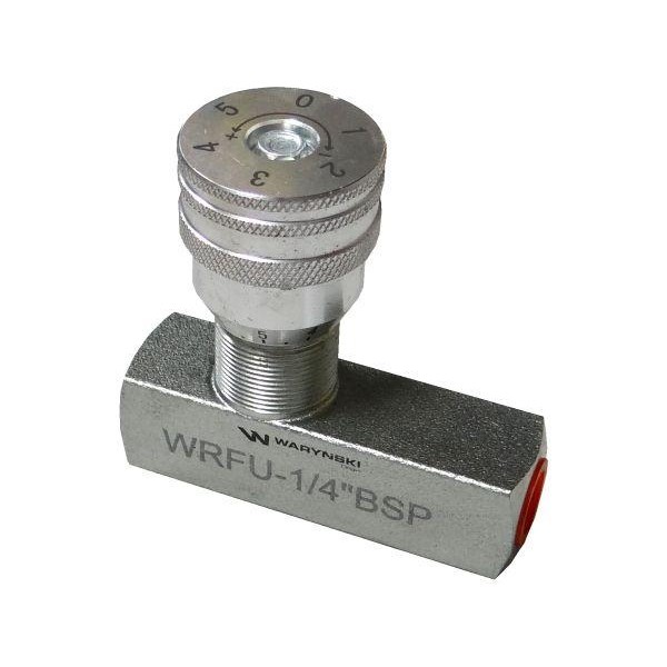Zawór dławiąco-zwrotny WRFU 90 1/4"BSP WRFU-1/4BSP | Exvi