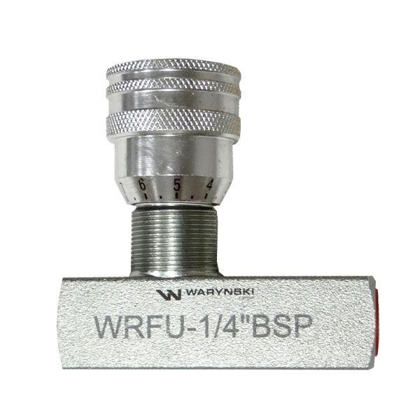 Zawór dławiąco-zwrotny WRFU 90 1/4"BSP WRFU-1/4BSP | Exvi