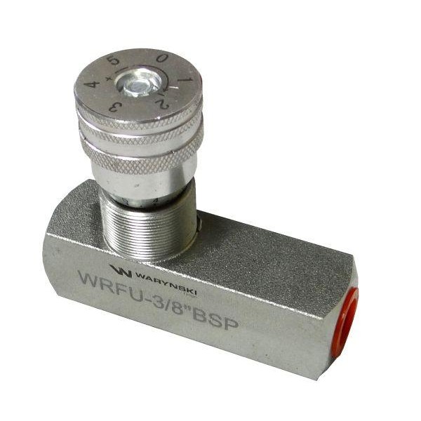 Zawór dławiąco-zwrotny WRFU 90 3/8"BSP WRFU-3/8BSP | Exvi