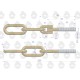 Wspornik łańcucha bocznego C-360 46/45-009/0 | Exvi