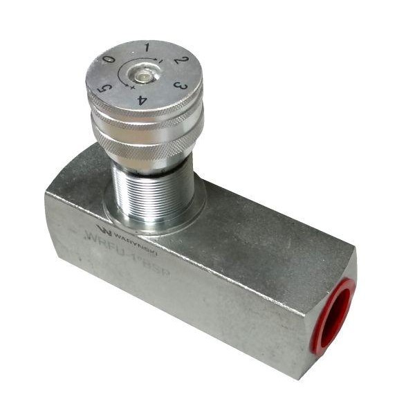 Zawór dławiąco-zwrotny WRFU 90 1"BSP WRFU-1BSP | Exvi