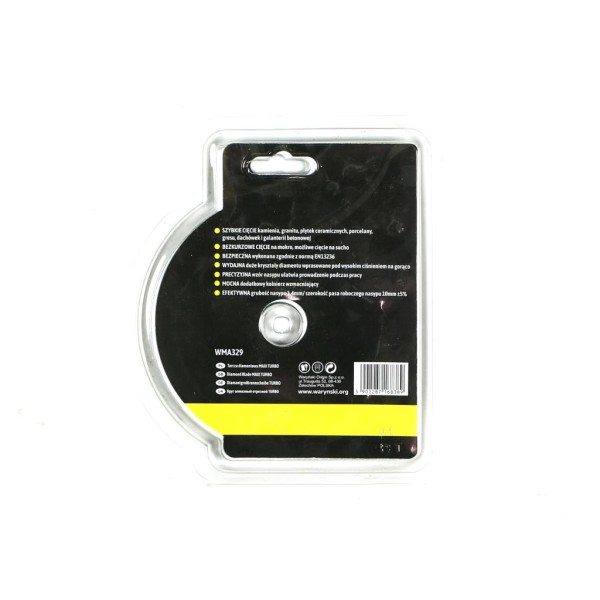 Tarcza diamentowa MAXI 125 x 22.23 mm Waryński WMA329 | Exvi