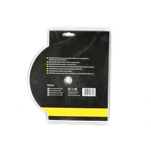 Tarcza diamentowa MAXI 230 x 22.23 mm Waryński WMA330 | Exvi
