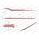 Ząb ładowacza uniwersalny czerwony Z L W3132-880W | Exvi