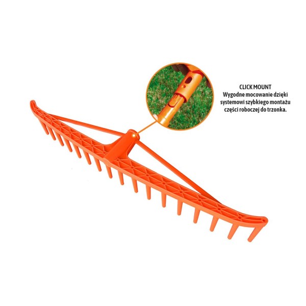 Grabie plastikowe do siana 18 zębne O-GRAP001 | Exvi