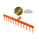 Grabie plastikowe uniwersalne 12 zębne O-GRAP002 | Exvi