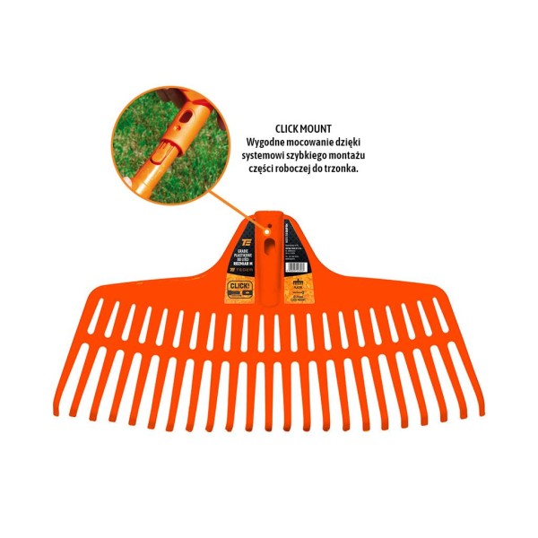 Grabie plastikowe do liści rozmiar M O-GRAP004 | Exvi