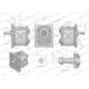 Pompa hydrauliczna zębata 1.9cm3 (grupa 1 PHAG1E019P | Exvi