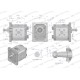 Pompa hydrauliczna zębata 6.3cm3 (grupa 1 PHAG1E063P | Exvi