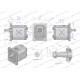 Pompa hydrauliczna zębata 7.5cm3 (grupa 1 PHAG1E075P | Exvi