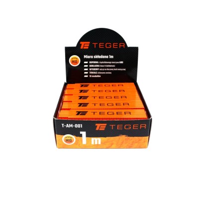 Miara składana 1m z tworzywa w displayu TEGER AM-001 | Exvi