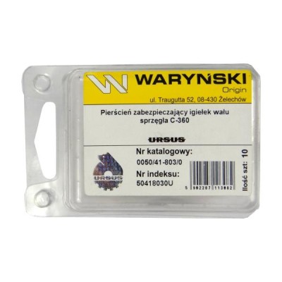 Pierścień zabezpieczający igiełek wału 50/41-803/0 | Exvi