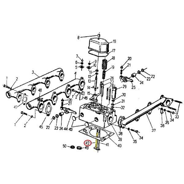 Zawór ssący C-360 ORYGINAŁ URSUS 50/50-505/1 | Exvi