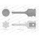 Nasadka udarowa 1/2" gwiazdkowa STAR T30 WMU203 | Exvi