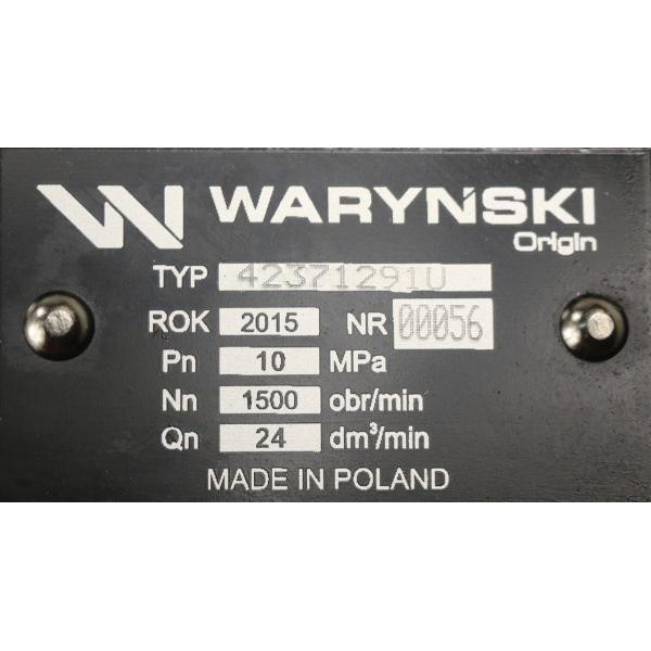Pompa hydrauliczna PZ18AT podnośnika 42/37-129/1 | Exvi