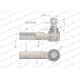 Przegub układu kierowniczego Manitou561556 561556W | Exvi