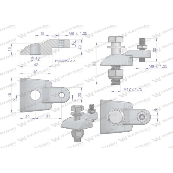Mocowanie palca kpl. zastosowanie Deutz 06565744 | Exvi