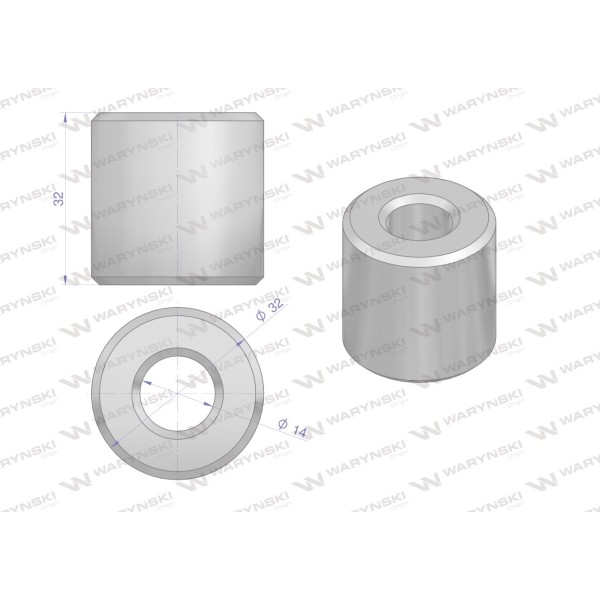 Mocowanie palca tulejka zastosowanie Lely 4101500550 | Exvi