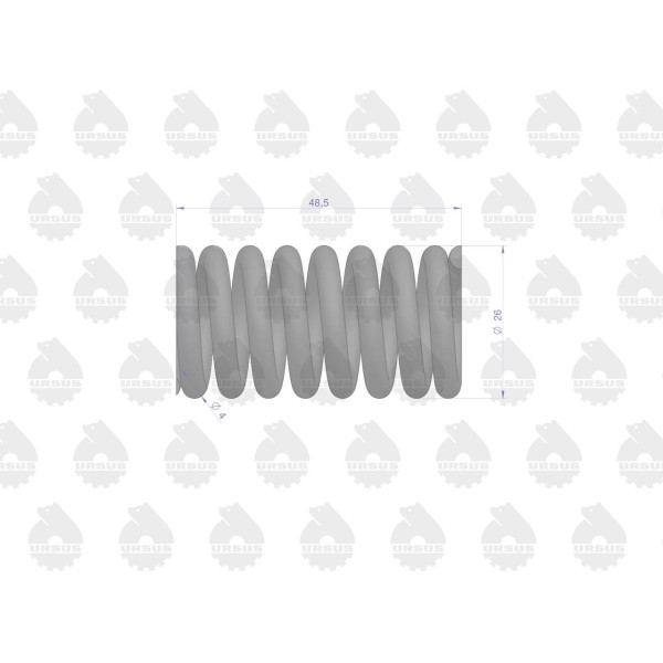 Sprężyna sprzęgła 1 sprzedawane po 10 50/01-011/0 | Exvi