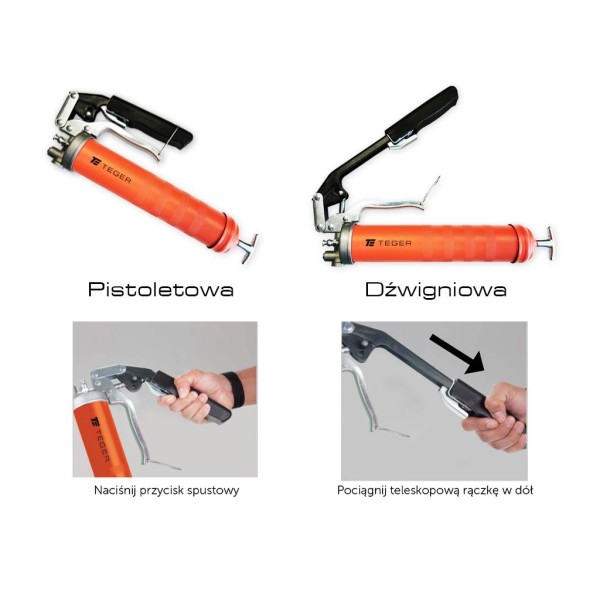 Smarownica ręczna dual system TEGER SMR-DS | Exvi