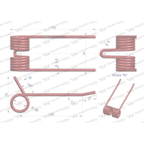 Palec podbieracza zastosowanie Feraboli 18P0003 | Exvi