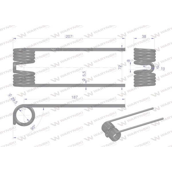 Palec podbieracza zastosowanie Welger 0940527000 | Exvi
