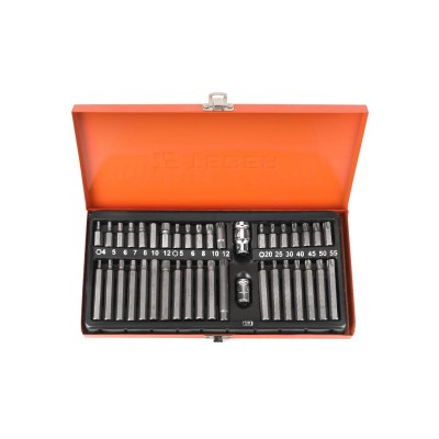 Zestaw bitów TORX/SPLINE/HEX (40 el.) / TEGER ZB001 | Exvi