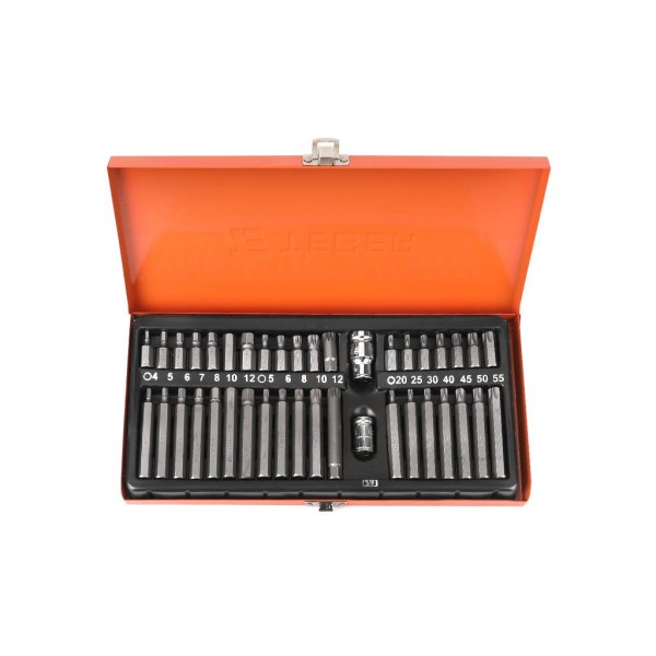 Zestaw bitów TORX/SPLINE/HEX (40 el.) / TEGER ZB001 | Exvi