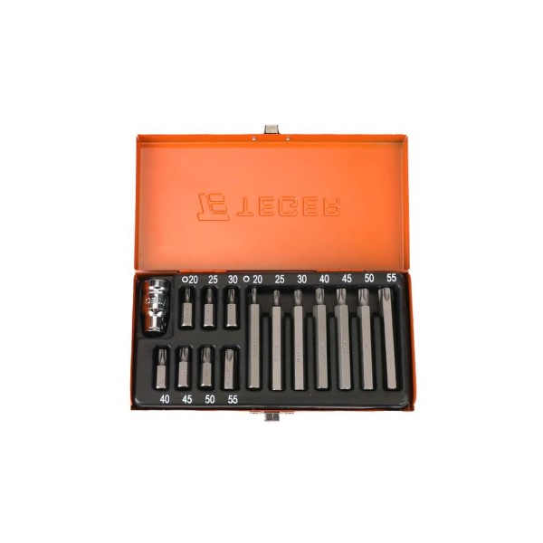 Zestaw bitów TORX (15 el.) / TEGER ZB003 | Exvi