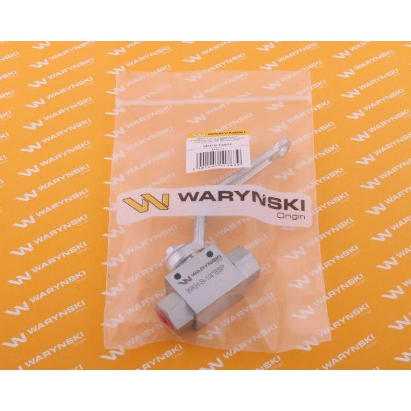 Zawór kulowy hydrauliczny 2-drogowy 2/2 WKH-B-1/4BSP | Exvi
