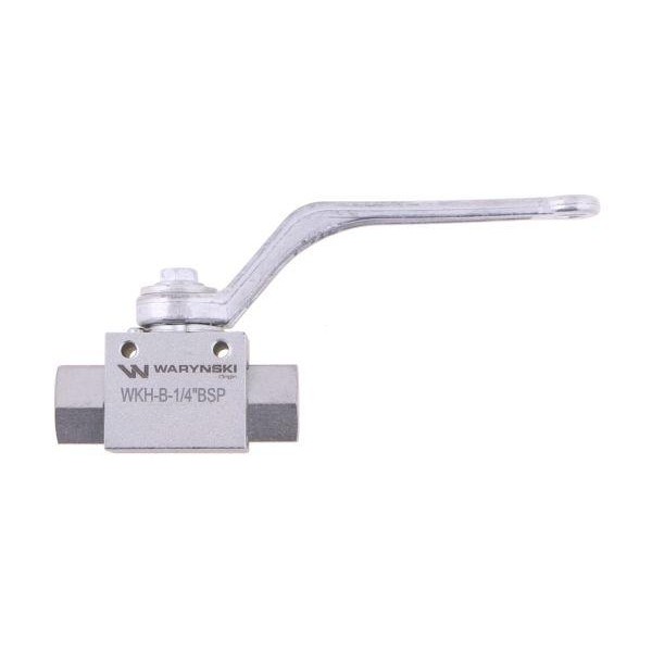 Zawór kulowy hydrauliczny 2-drogowy 2/2 WKH-B-1/4BSP | Exvi