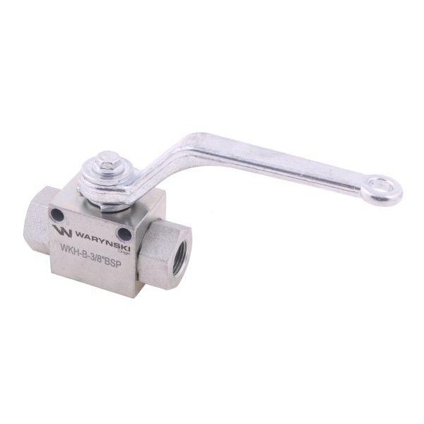 Zawór kulowy hydrauliczny 2-drogowy 2/2 WKH-B-3/8BSP | Exvi