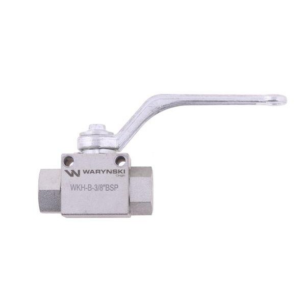 Zawór kulowy hydrauliczny 2-drogowy 2/2 WKH-B-3/8BSP | Exvi