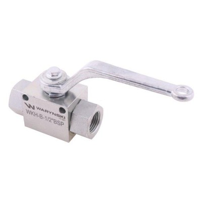 Zawór kulowy hydrauliczny 2-drogowy 2/2 WKH-B-1/2BSP | Exvi