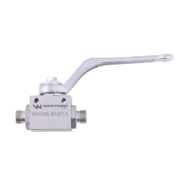 Zawór kulowy hydrauliczny 2-drogowy WKH-08L-M14X1.5 | Exvi