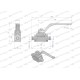 Zawór kulowy hydrauliczny 2-drogowy WKH-08L-M14X1.5 | Exvi