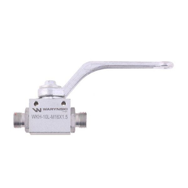 Zawór kulowy hydrauliczny 2-drogowy WKH-10L-M16X1.5 | Exvi