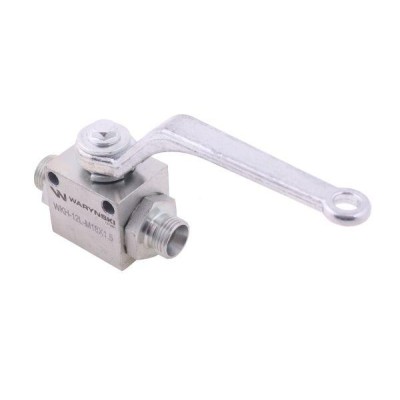 Zawór kulowy hydrauliczny 2-drogowy WKH-12L-M18X1.5 | Exvi