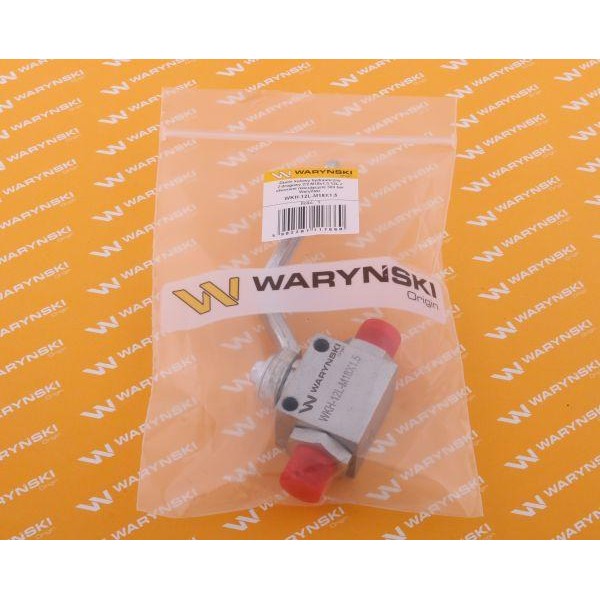 Zawór kulowy hydrauliczny 2-drogowy WKH-12L-M18X1.5 | Exvi