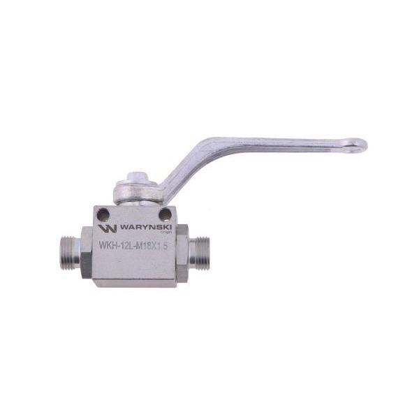 Zawór kulowy hydrauliczny 2-drogowy WKH-12L-M18X1.5 | Exvi