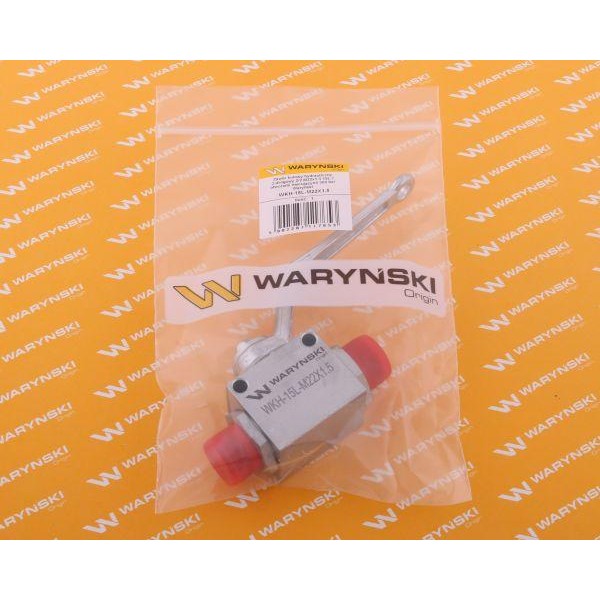 Zawór kulowy hydrauliczny 2-drogowy WKH-15L-M22X1.5 | Exvi