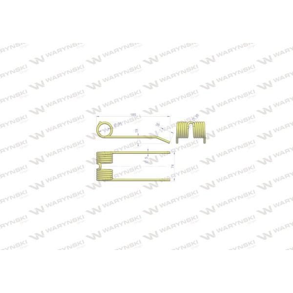 Palec podbieracza zastosowanie New Holland 80683310 | Exvi