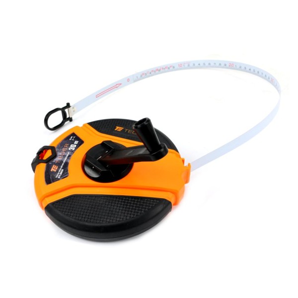 Miara stalowa rozwijana kompaktowa 16mm 30m AM-013 | Exvi