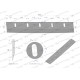 Nóż bębna sieczkarni 5 otw. 10 mm 4032801440.10 | Exvi